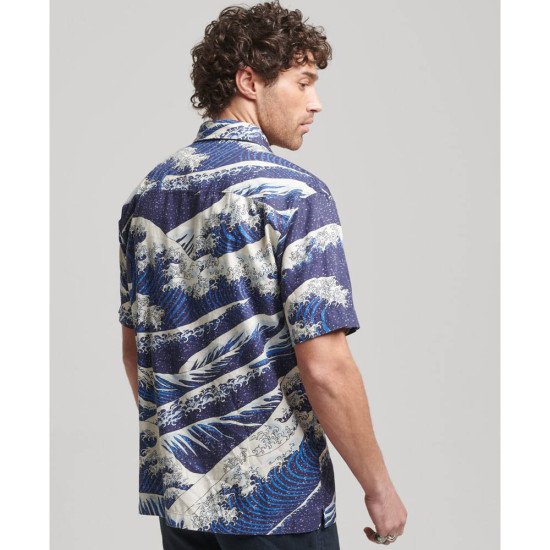 Superdry Ανδρικό πουκάμισο Short Sleeve Hawaiian Shirt